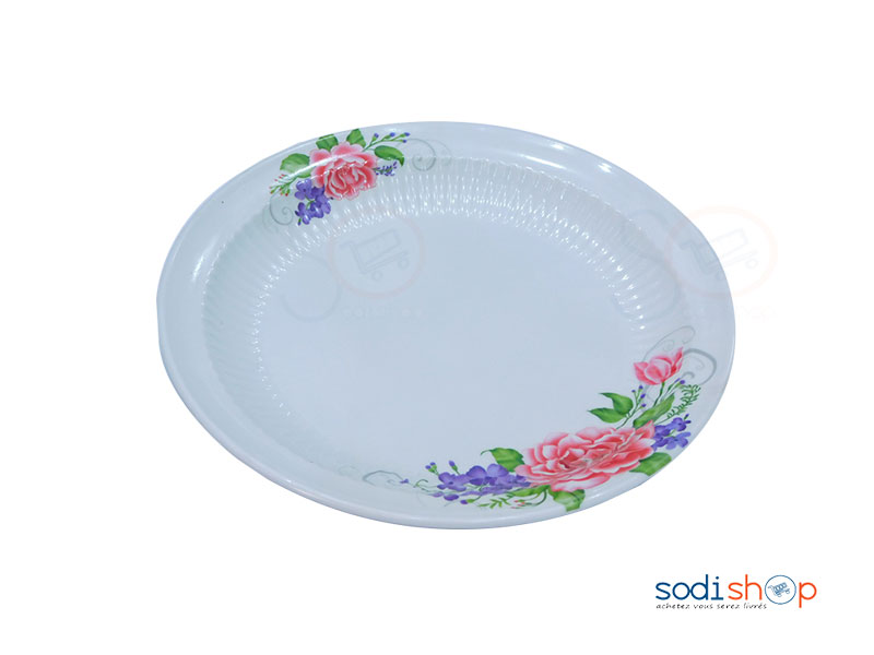 Assiette Blanche pour une personne-vaisselle élégante-VI0050