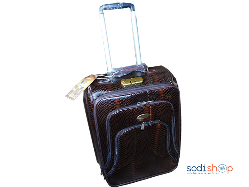 Valise à Roulette Double Trolley Couleur Marron Grand BG0053 – Image 2
