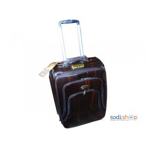 Valise à Roulette Double Trolley Couleur Marron Grand BG0053