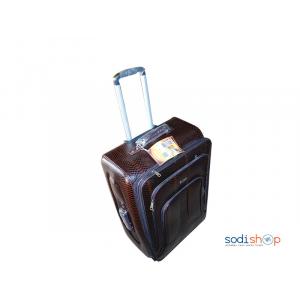 Valise à Roulette Double Trolley Couleur Marron Moyen BG0053