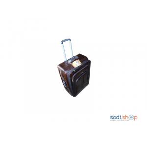 Valise à Roulette Double Trolley Couleur Marron Petit BG0053