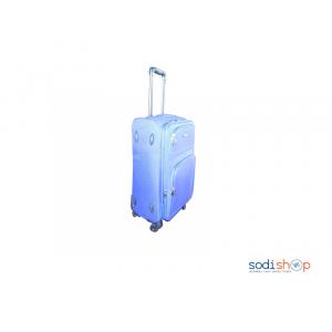 Valise à Roulette Double Trolley Couleur Bleue Petit BG0053