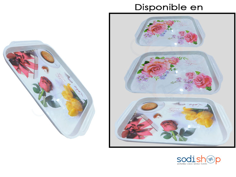 Plateau de service Porte Gobelet En Plastique Grand VI0050 – Image 2