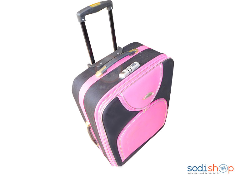 Valise Cabine Ferest Tiger Couleur Rose/Noir – Grand Modèle BG0053