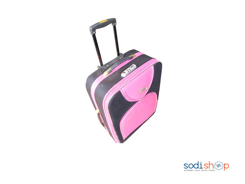 Valise Cabine Ferest Tiger Couleur Rose/Noir –Modèle Moyen BG0053