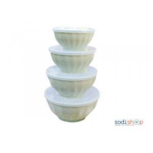 Ensemble de Tasse Bols En Plastique 4 Pièces VI0050