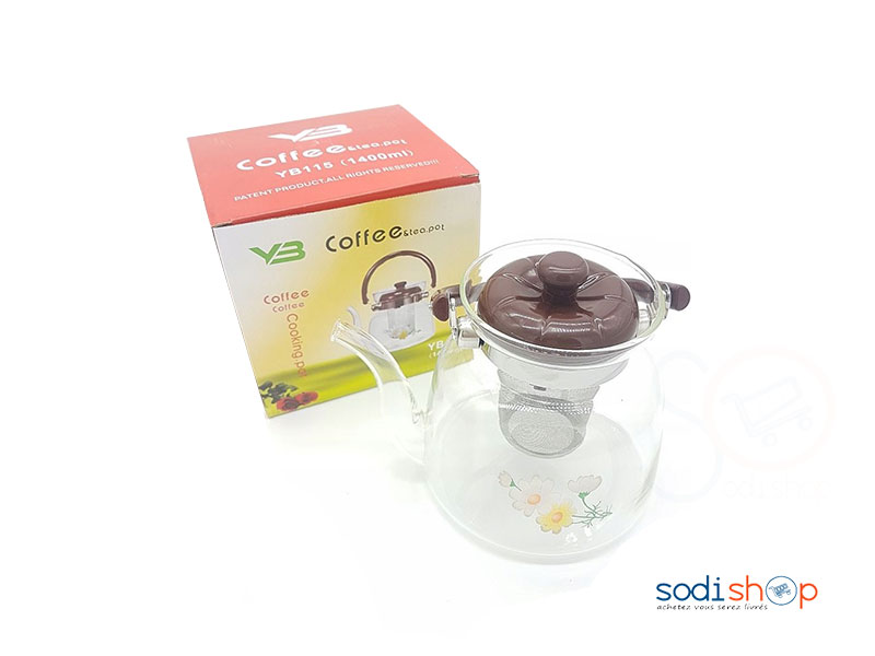 Cafetière- Théière avec Filtre Résistante à la chaleur chaleur- grand model -VI0050