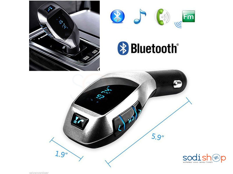 Kit car MP3 bluetooth pour Voiture ET-OT20