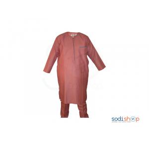 Ensemble Complet Pour Homme en Tissu Couleur Beige MJ0022