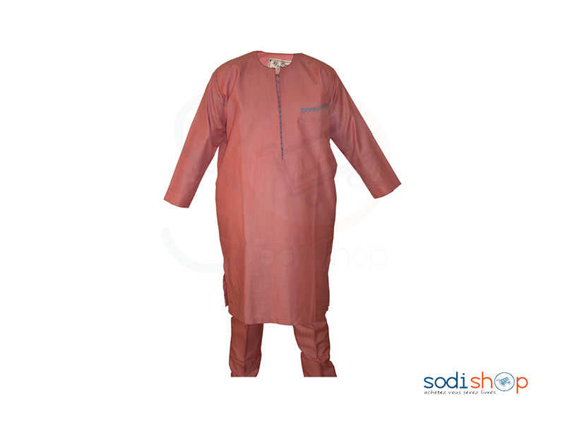 Ensemble Complet Pour Homme en Tissu Couleur Beige MJ0022
