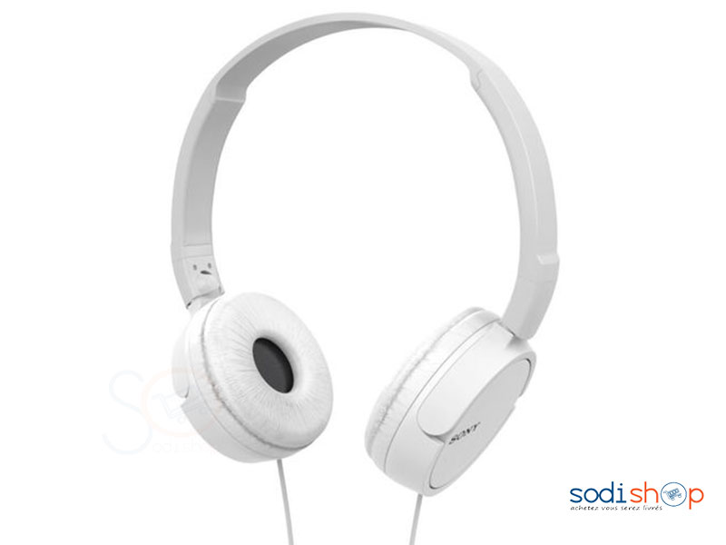 Casque d'écoute stéréo - son puissant de qualité élevée Sony ZX110 Blanc – Image 2