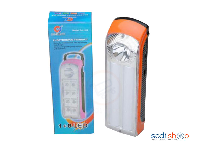 LED RECHARGEBLE LIGHT QJ-1918-1 Lampe Torche- DRA0024