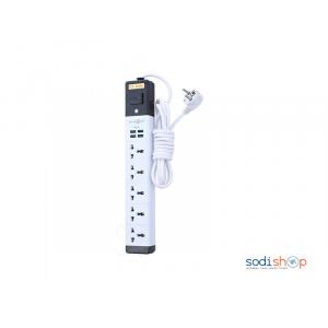 RALLONGE USB SOCKET CX-U405 Multiprise- BA0032