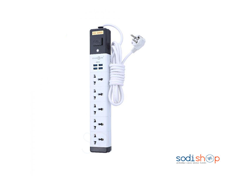 RALLONGE USB SOCKET CX-U405 Multiprise- BA0032
