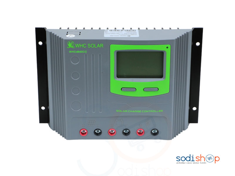 Contrôleur de Charge de la Batterie, WHC Solar WHC4860CC 60 Ampères ST0045