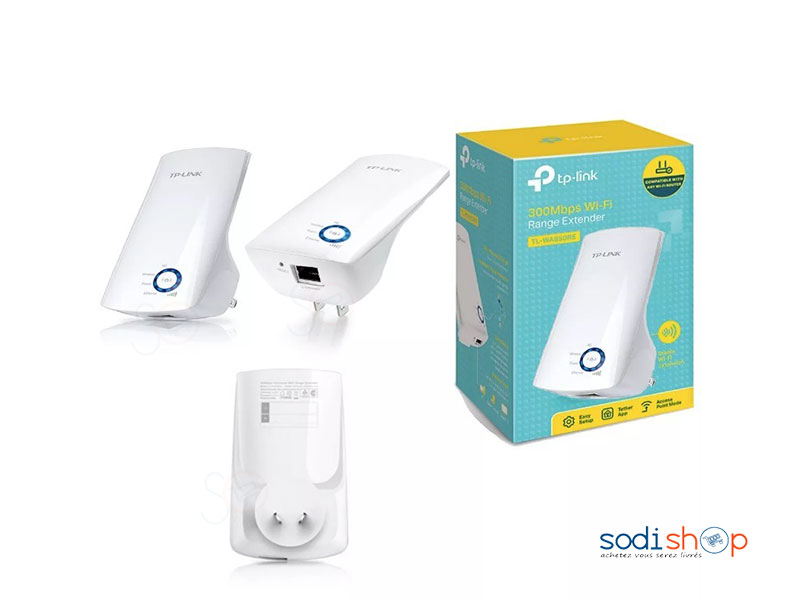 Booster WiFi TP-Link N300 (TL-WA850RE) Extension de Portée du Signal