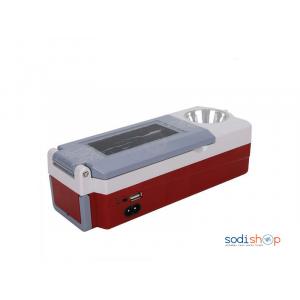 Lampe-Yanchao- Tube YC-916SU + lumière de secours à énergie solaire rechargeable smd5730 * 18 + 1w- DRA0024