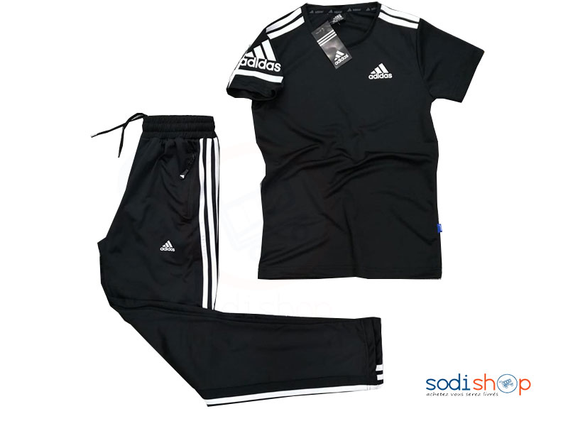 Ensemble Jogging Complet Adidas Couleur Noir