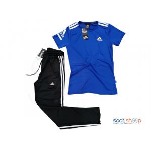 Ensemble Jogging Complet Adidas Couleur Noir Bleu