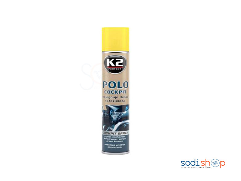 K2 k406 Polo Cockpit - nettoie, polit et protège le tableau de bord- AE0053