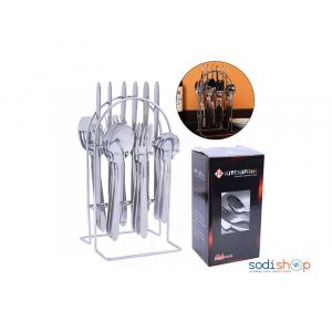 Couverts de table 24 Pièces - Cuillères + Fourchettes et Couteaux VI0050