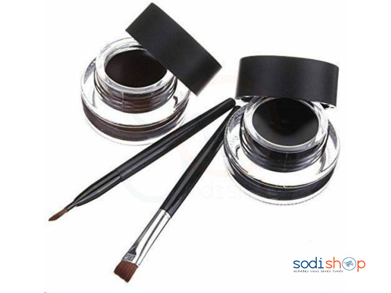 Eye Liner Gel Maquillant Double Couleur Noir-Marron Pour Oeil TS0056 – Image 3