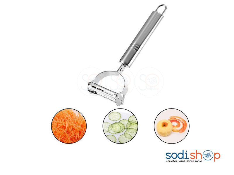 Matériel de cuisine Multifonction2 en 1 Acier Inoxydable LB0060