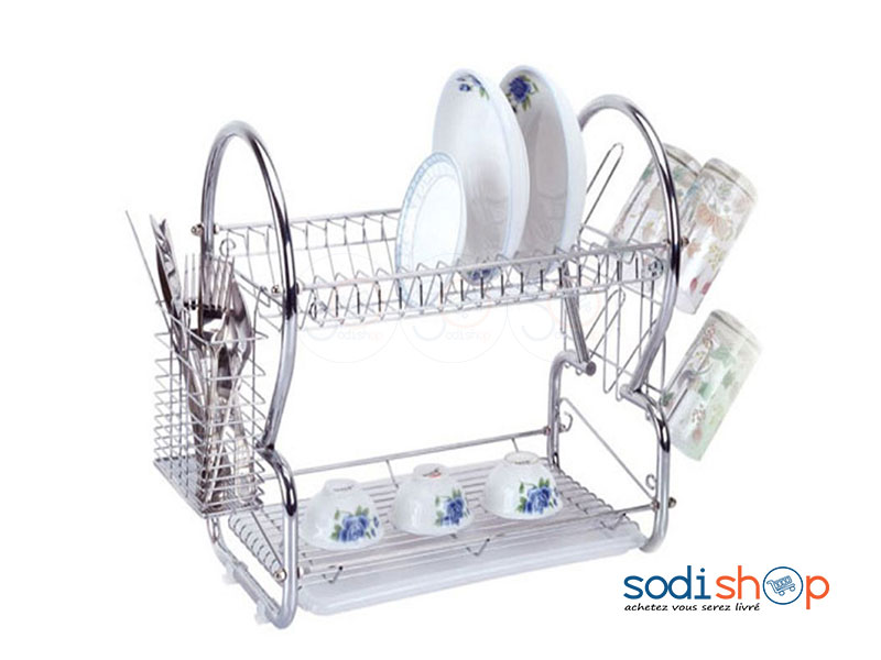 Sèche Vaisselle à Deux Couches Acier Inoxydable LB0060