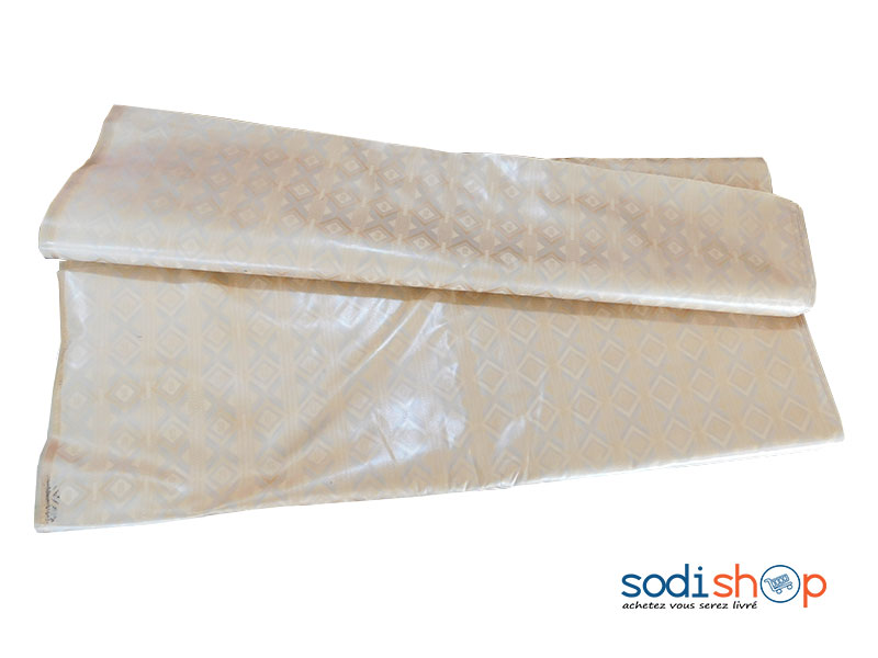 Bazin Getzner, Autriche Extra Qualité - Couleur Saumon Clair, 1 Mètre GF0059