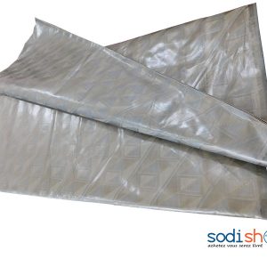 Bazin Getzner, Autriche Extra Qualité - Couleur Gris-Brun, 1 Mètre GF0059