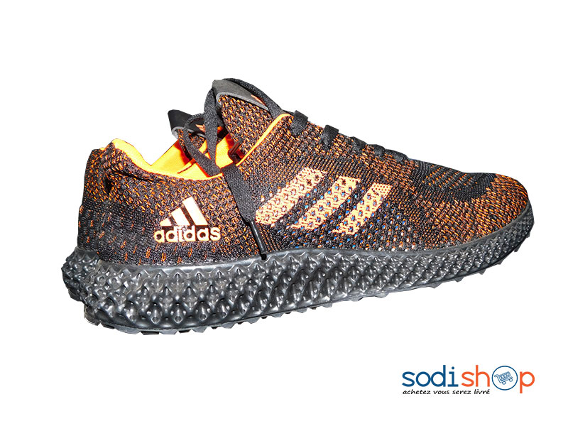 Chaussure de Sport Adidas Pour Homme Couleur Noire Orange GJ0058