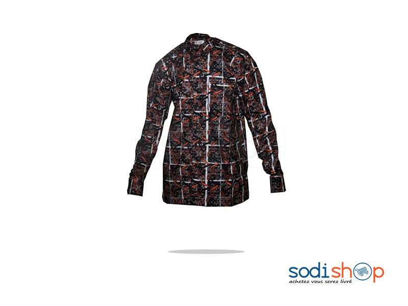 Chemise Pour Homme - Motif Africaine, Taille L MJ0022