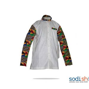 Chemise Manche Longue à Double Tons Pour Homme MJ0022