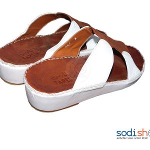 Chaussure à Sandale Pour Homme Couleur Blanche Marron GJ0058