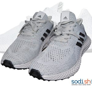 Chaussure Basket Adidas, Couleur Gris/Blanc GJ0058