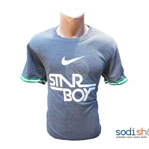 T-Shirt Nike Star Boy - Couleur Gris/vert GJ0058