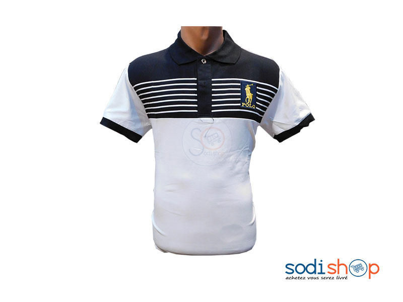 Polo Ralph Lauren - Couleur Noir Blanc GJ0058