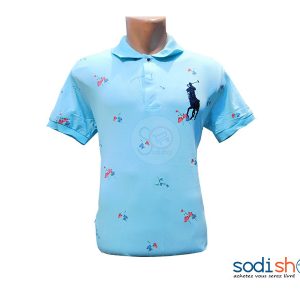 Polo Ralph Lauren à Motif - Couleur Bleu GJ0058