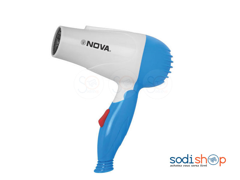 Sèche-cheveux Pliable Electrique - Séchoir Nova NV1290 1000w