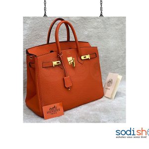 Sac à Main Hermès - Couleur Orange, Pour Femme AU0059