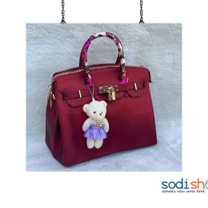 Sac à main Décorer Pour Femme Couleur Rouge Bordeaux AU0059