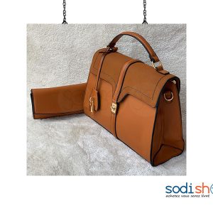 Sac à Main et Pochette Pour Femme Couleur Marron AU0059