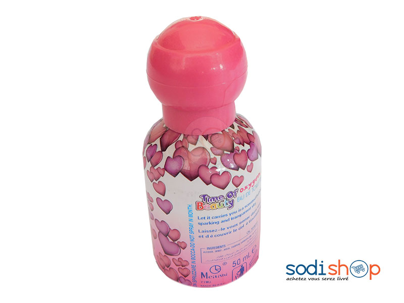 Déodorant Eau de Toilette Pour Enfants, Saveur Bulle D’Oxygène Rose - Time of Beauty Meitishi JI0057