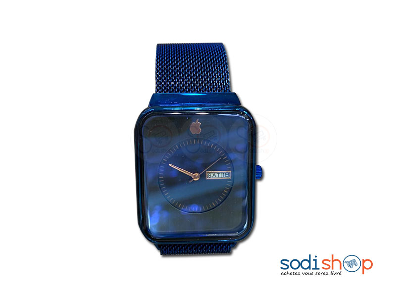 Apple, Montre Classique Cadran Analogique Unisexe - Couleur Bleu DI0026