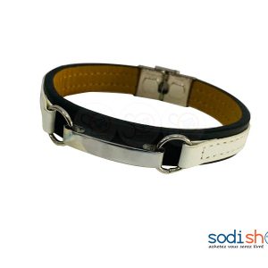Bracelet en Textile Pour Homme - Couleur Noir/Blanc DI0026