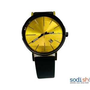 Calvin Klein, Montre Classique Unisexe - Couleur Noir/Or DI0026