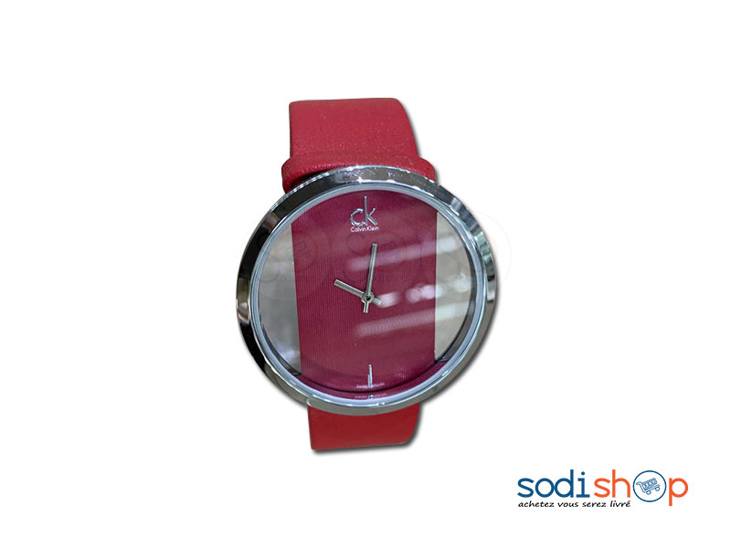 Calvin Klein, Montre Pour Homme - Cadran Sans Chiffres, Couleur Rouge DI0026