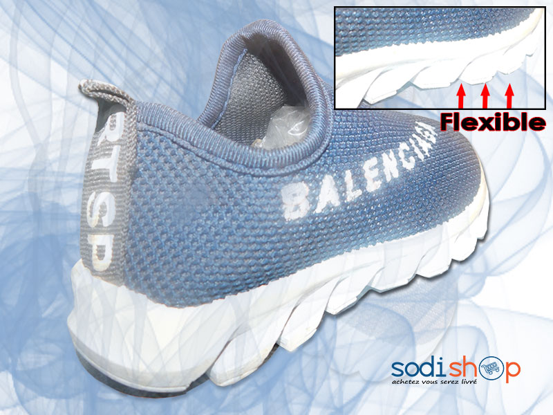 Chaussure Basket Pour Enfant Couleur Bleue BT0073