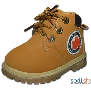 Chaussure Montante pour Enfants - Couleur Kaki/Noir BT0073