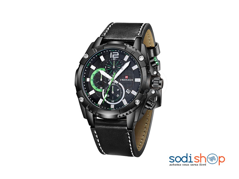 FAERDUO, Montre de Luxe F8213M Pour les Hommes à la Mode - Style Unique et décontractés - SODI00